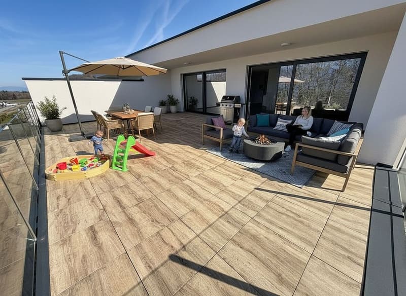 Bright Attic with Large Terrace and Lake View - Cheyres (1)