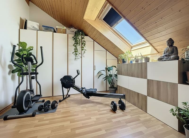 Bright duplex with generous volumes in the heart of Servion (9)