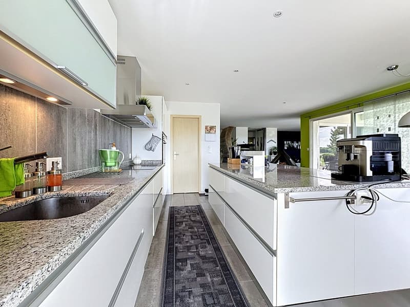 Single-story villa with 4.5 rooms, swimming pool, jacuzzi, home cinema, and 3 garages (8)