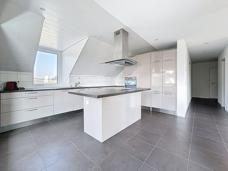 Duplex 4.5 rooms on the top floor with spectacular views of Lake Geneva, the Alps and the vineyards (4)
