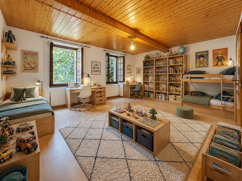 Village house with two apartments and barn with great potential (13)