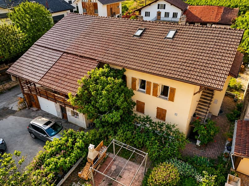 Village house with two apartments and barn with great potential (1)