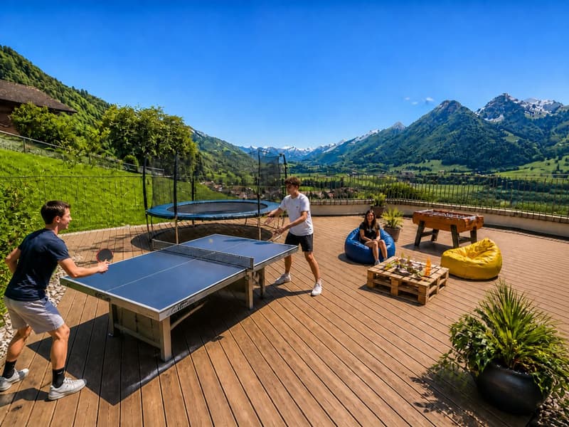 Außergewöhnliches Anwesen mit privatem Wellnessbereich und Panoramablick auf die Préalpen (6)