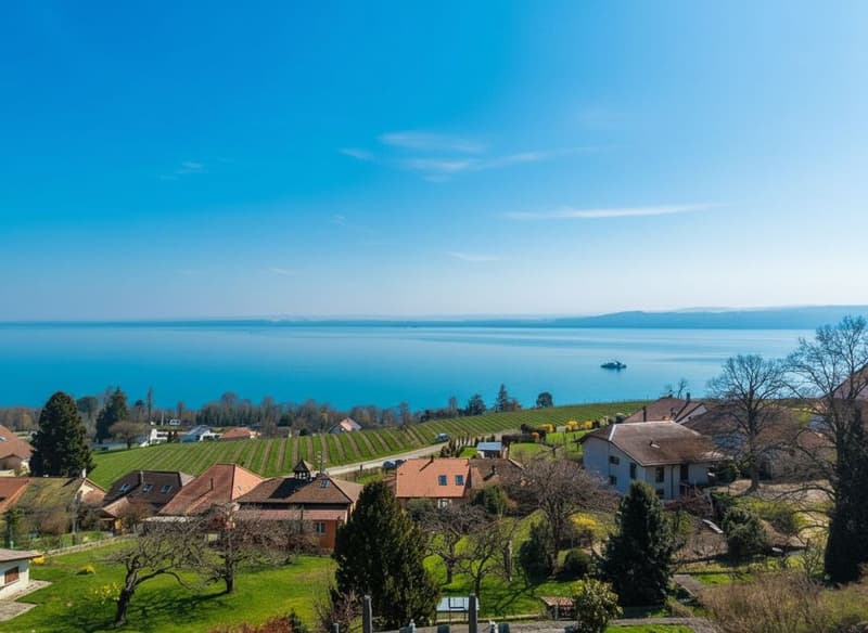 A unique property between sky, lake and mountains (2)