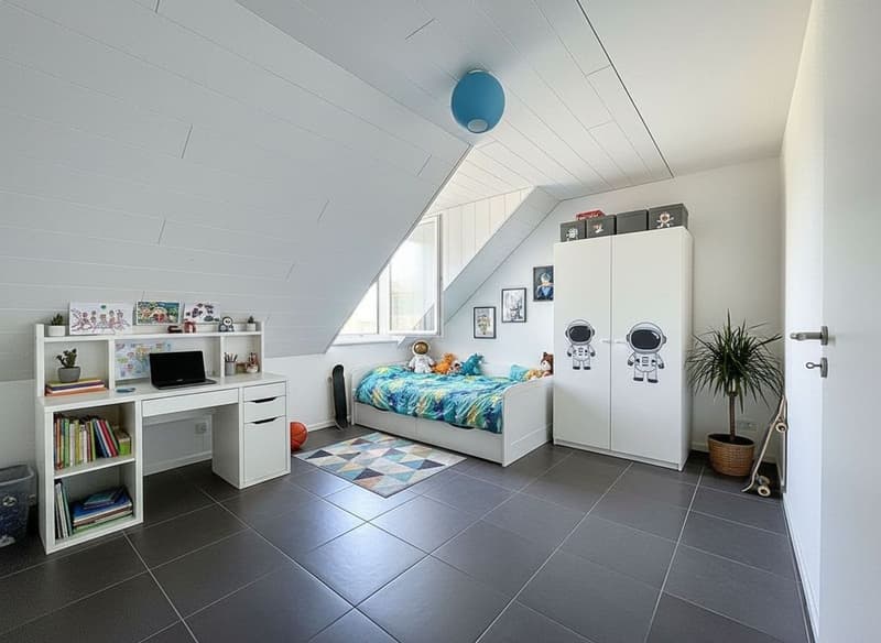 Duplex 4.5 locali all'ultimo piano con vista sul Lago di Ginevra, le Alpi e i vigneti (6)