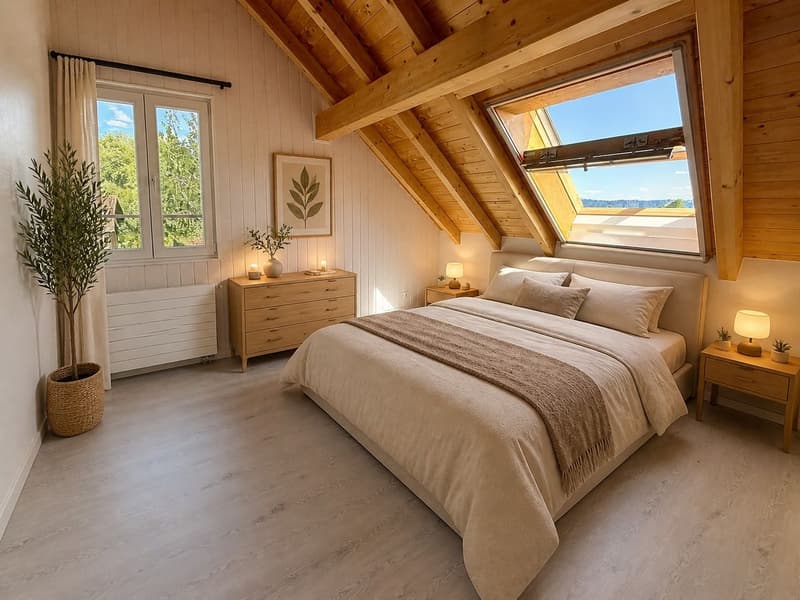 Prächtige 4,5-Zimmer-Wohnung mit separatem Eingang, eigenem Garten und freier Sicht (5)