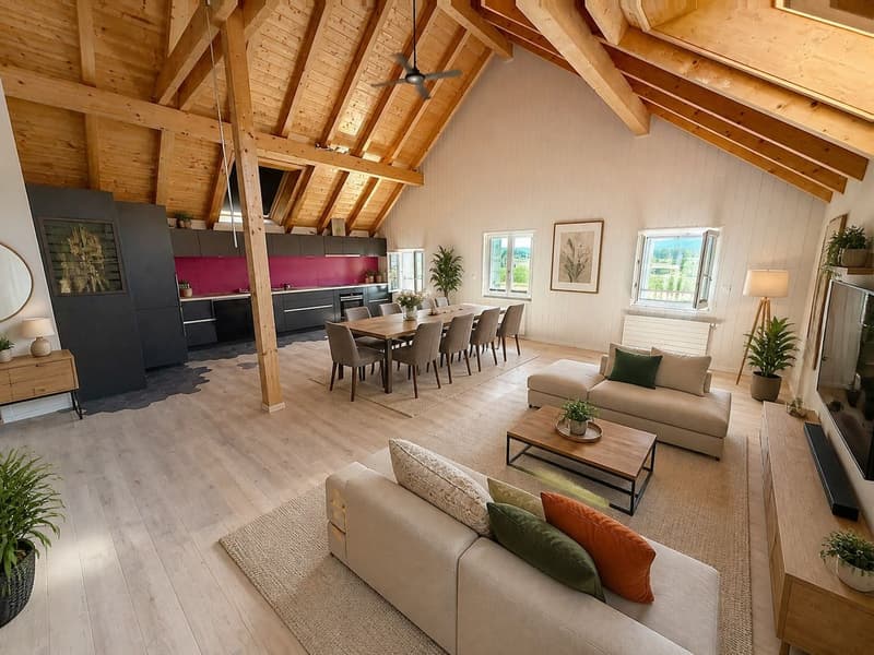 Charmante 4,5-Zimmer-Wohnung mit separatem Eingang, Privatgarten und Weitsicht (3)