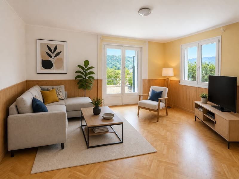 Maison individuelle lumineuse avec vue dégagée et beau potentiel (2)