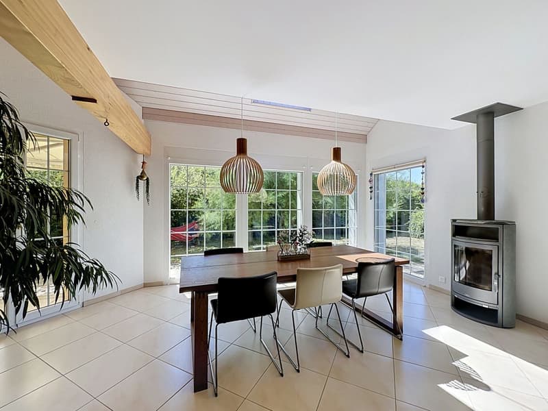 Spacieuse maison familiale, grand jardin verdoyant et garages pour 4 voitures + 2 places de parcs (6)