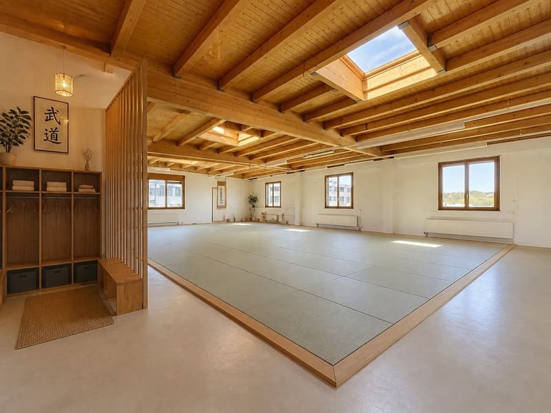 Surface commerciale de 207 m² d'un seul tenant, 2ème étage sans une seule marche, 3 places de parc extérieures comprises, libre de suite (9)