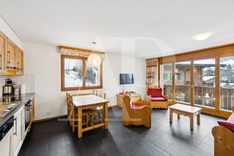 Charmant appartement de 3,5 pièces à vendre aux Bains du Val d'Illiez (2)