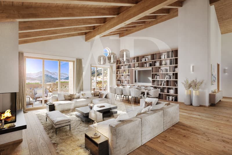 Attique alpin-chic d'exception au coeur de Champéry (2)
