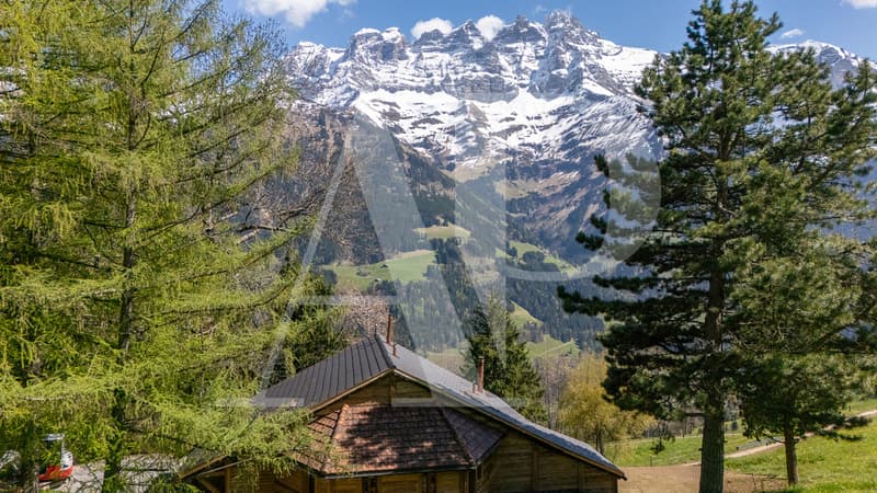 Avanthay Immobilier - Val-d'Illiez - Chalet d'exception en reconstruction - 6,5 pièces - 4 chambres (3)