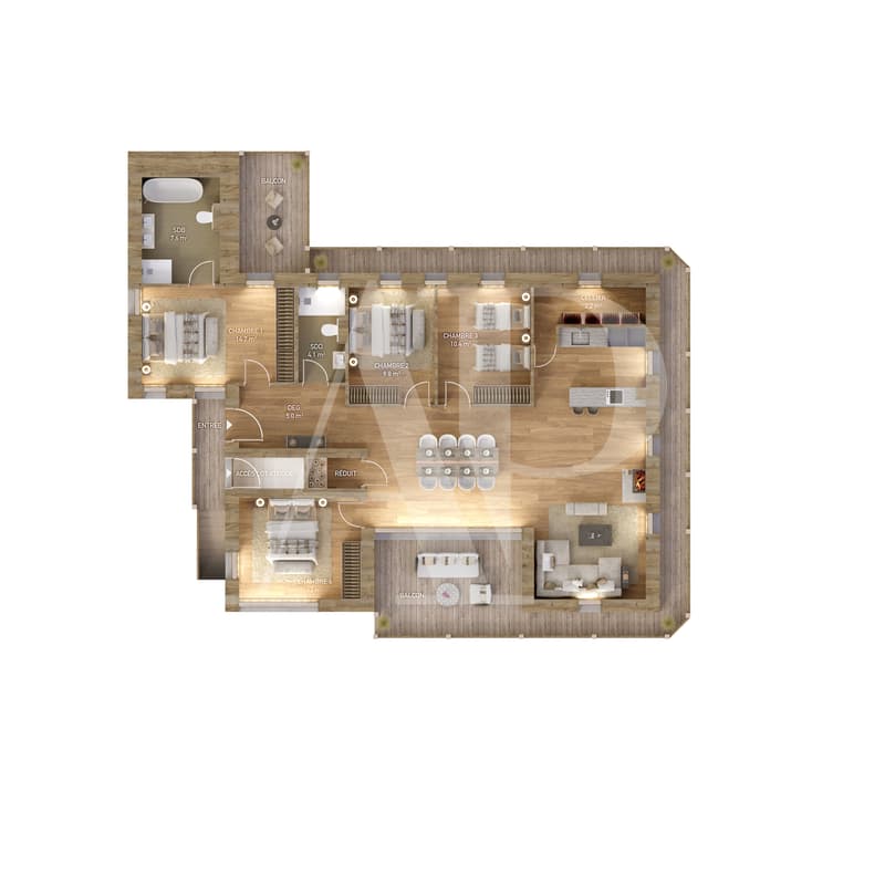 Magnifique appartement 5,5 pièces au coeur de Champéry (3)