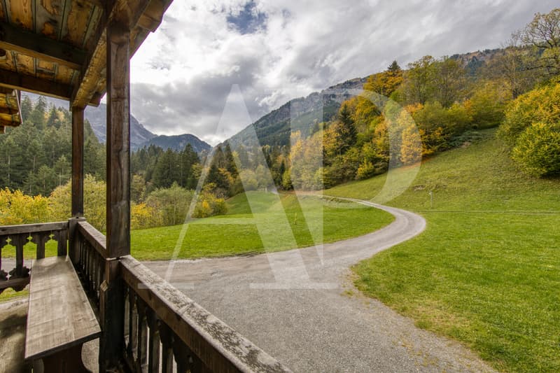 A VENDRE APPARTEMENT 5.5 PIECES  DANS UN CHALET AUTHENTIQUE (6)