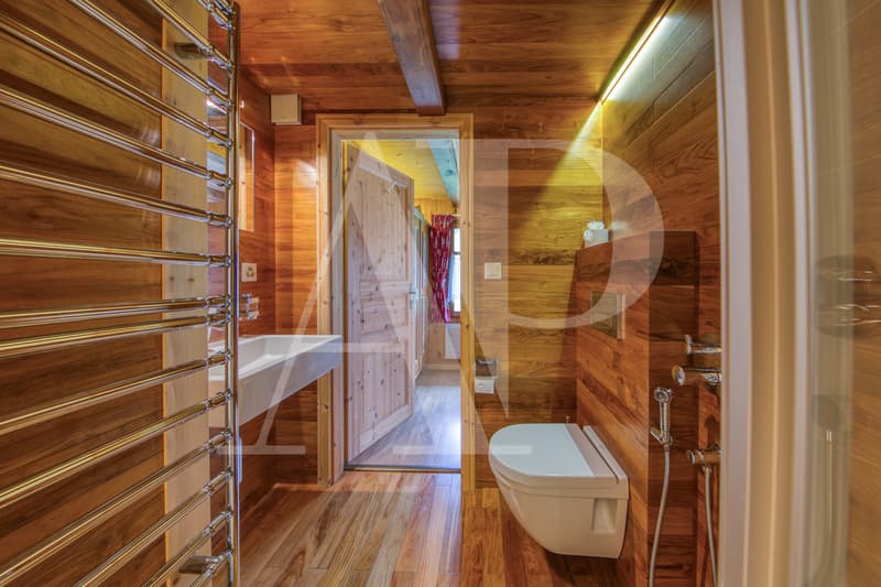 A VENDRE APPARTEMENT 5.5 PIECES  DANS UN CHALET AUTHENTIQUE (13)