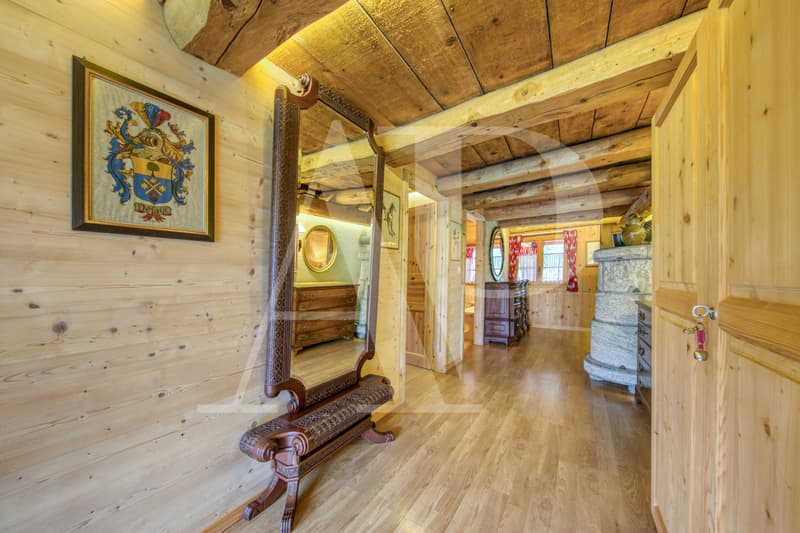 A VENDRE APPARTEMENT 5.5 PIECES  DANS UN CHALET AUTHENTIQUE (9)