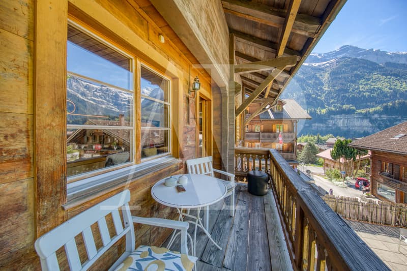 Appartement au charme d'antan au coeur de Champéry (7)