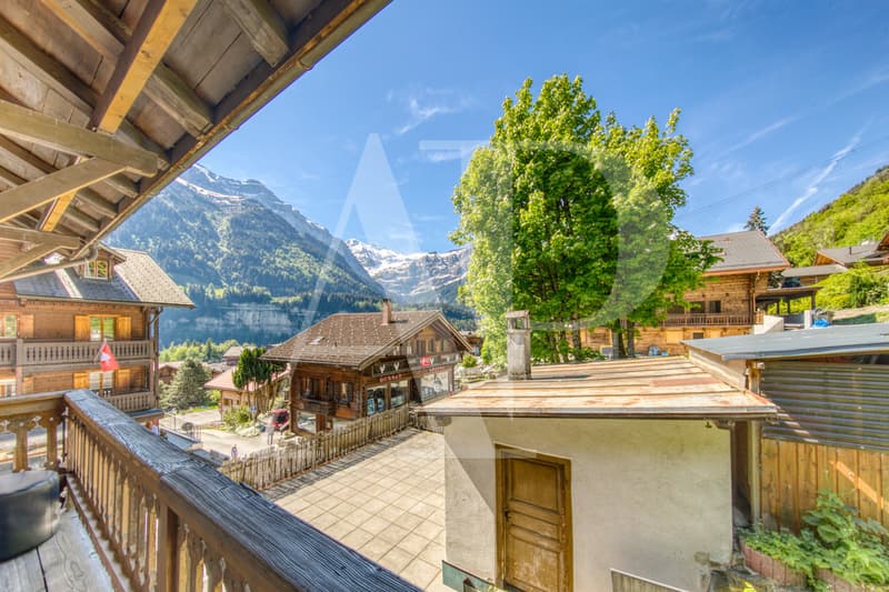 Appartement au charme d'antan au coeur de Champéry (8)