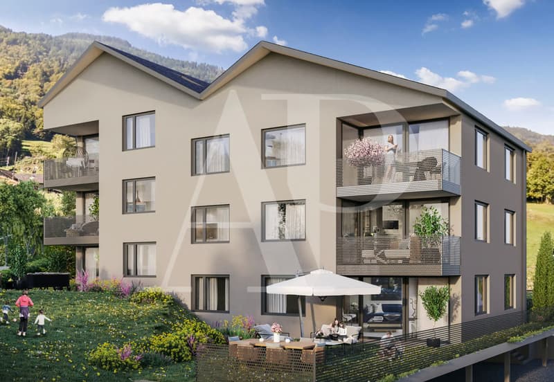 APPARTEMENT DE 4,5 PCES AVEC BALCON LOGGIA - VUE PANORAMIQUE (1)