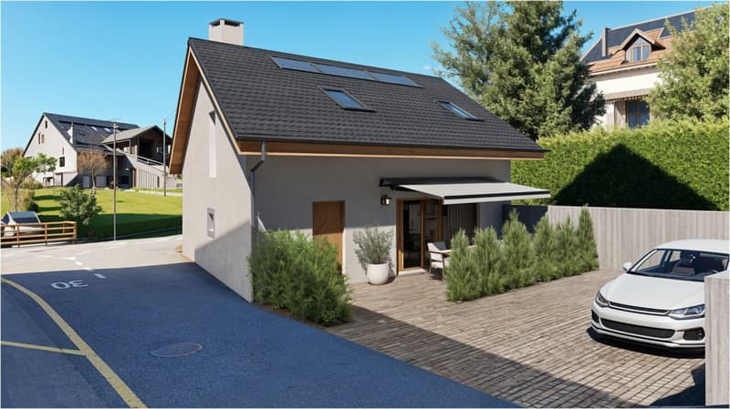 Casa indipendente di 4.5 locali in vendita nel centro di Daillens (1)