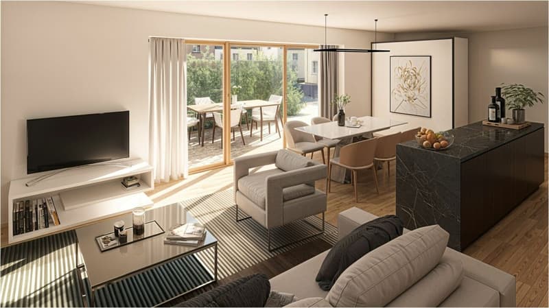 Casa indipendente di 4.5 locali in vendita nel centro di Daillens (2)
