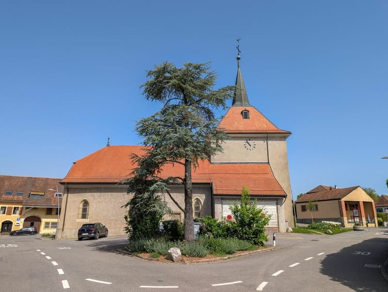 Terrain avec permis de construire à vendre au centre de Daillens (9)