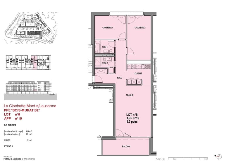 Résidence « Bois Murat » - Nouvelle construction de 30 appartements en PPE à vendre sur plan (4)