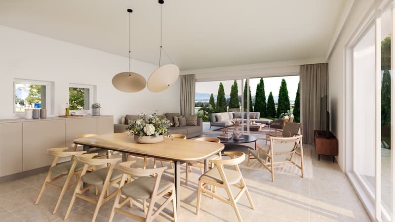 Le Jardin des Prés – appartement de 4,5 pièces au 1er étage avec vue sur les champs et le Jura (1)