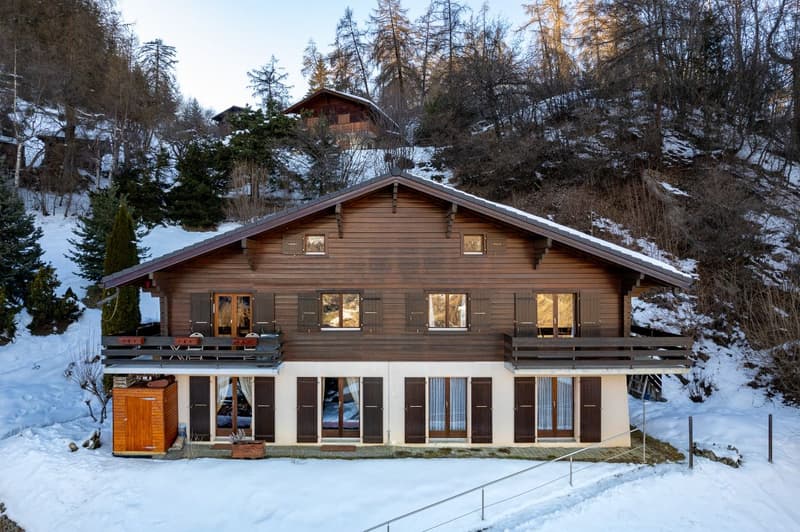 Charming 3-bedroom chalet with panoramic mountain views and excellent access to ski lifts (1)