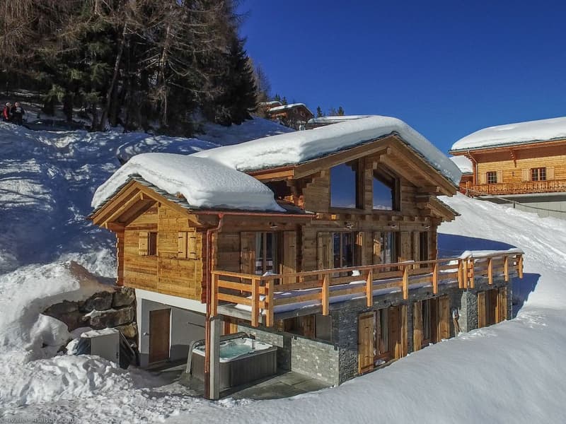 Spacieux chalet de cinq chambres avec vue panoramique (1)