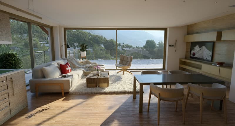 New 3.5-room apartment with terrace in Crans-Montana - Main residence (12)
