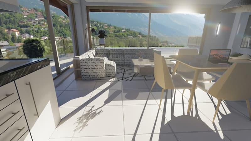 New 3.5-room apartment with terrace in Crans-Montana - Main residence (7)