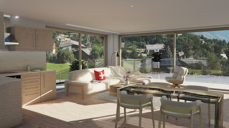 New 3.5-room apartment with terrace in Crans-Montana - Main residence (10)