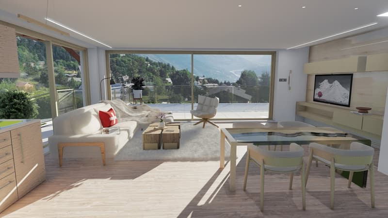 New 3.5-room apartment with terrace in Crans-Montana - Main residence (11)