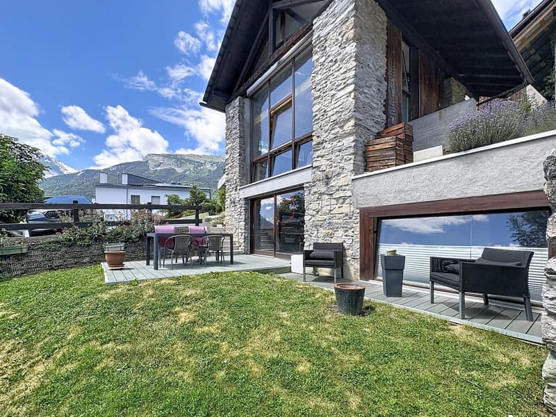 Grange - Ecurie rénovée avec vue et jardin à Savièse - Résidence secondaire possible (11)