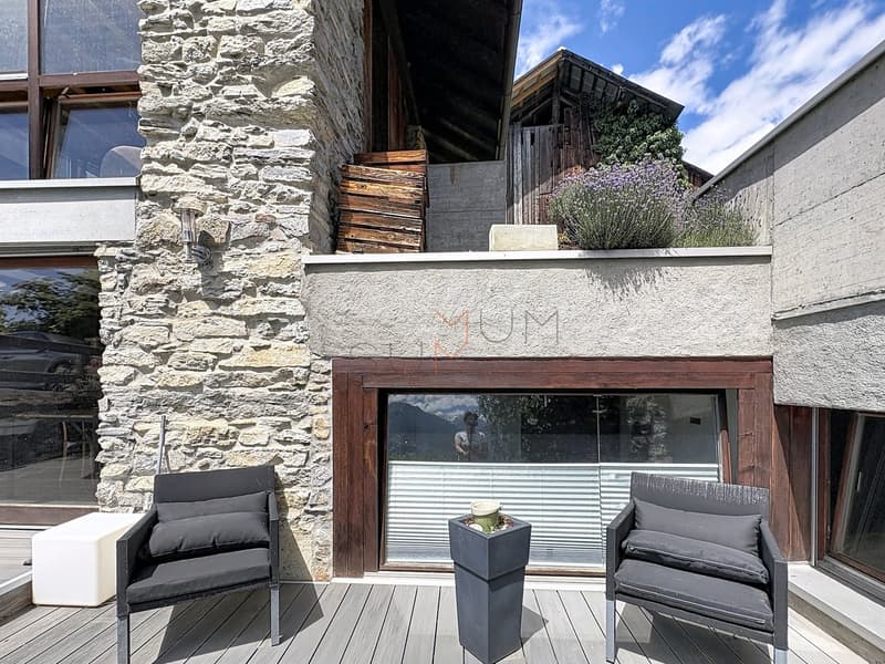 Grange - Ecurie rénovée avec vue et jardin à Savièse - Résidence secondaire possible (10)
