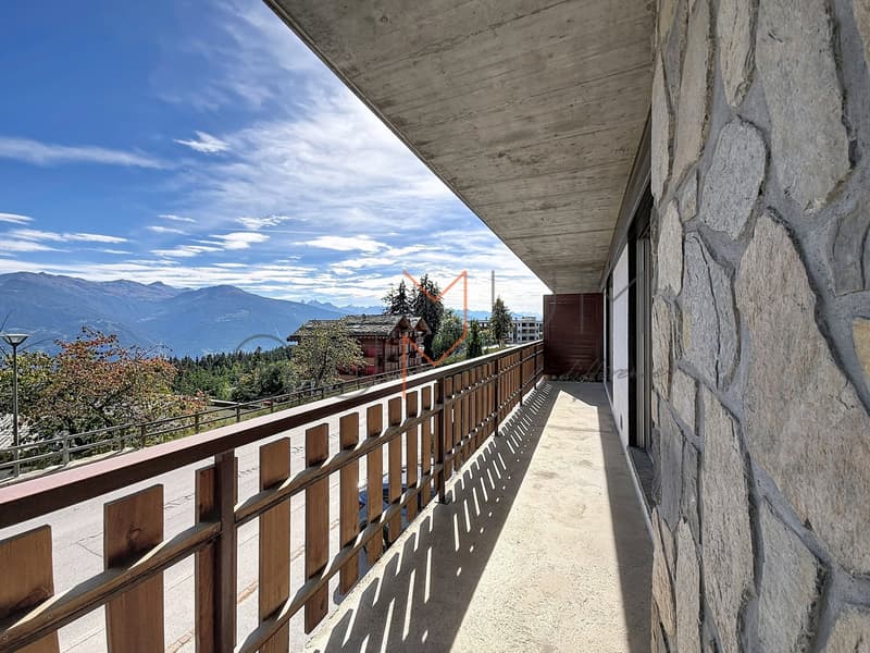 Crans-Montana, 3.5 pièces rénové avec jardin, à deux pas du centre (14)