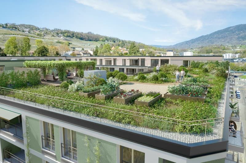 « Gardens in the City » | New homes from studio to 5 rooms in Vevey (7)