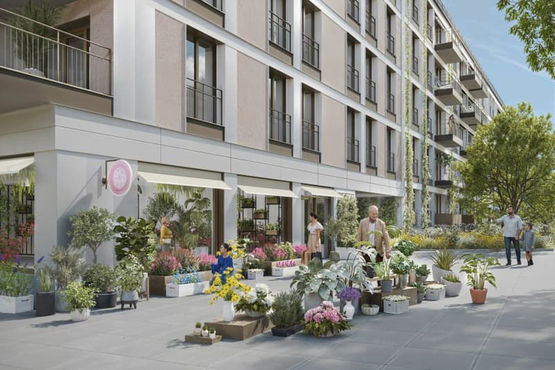 Surface commerciale de 99 m² au coeur du projet Jardins en Ville à Vevey (1)