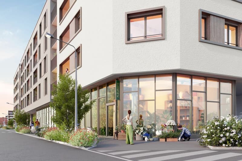 Surface commerciale de 182 m² au coeur du projet La Feuillée à Vevey (1)