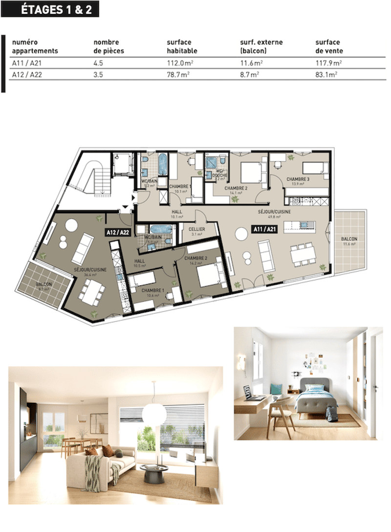 Magnifique Appartement de 4,5 pièces avec 1 place de parc à Attalens (A21) (8)