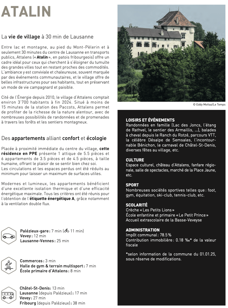 Magnifique Appartement de 4,5 pièces avec 1 place de parc à Attalens (A21) (6)