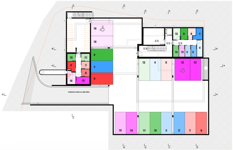 Attique, Appartement de 4.5 pièces avec deux places inclus – Lot 16 (8)