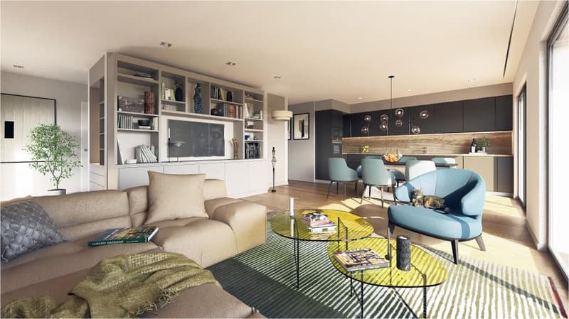 Nouvelle Promotion de 4 Appartements Qui transforme votre Quotidien Dans les 3 Mondes Terrasse/ Pelouse 122  M² (2)