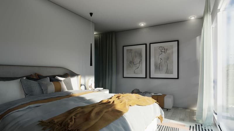 4/7 venduti, superbi 4.5 locali con balcone (3)
