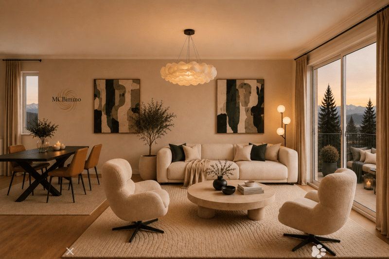 Wohnung mit 3.5 Zimmern Bergblick (2)