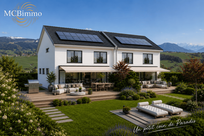 2224 / Reihenhaus mit Panoramablick im Hameau du Sens (2)