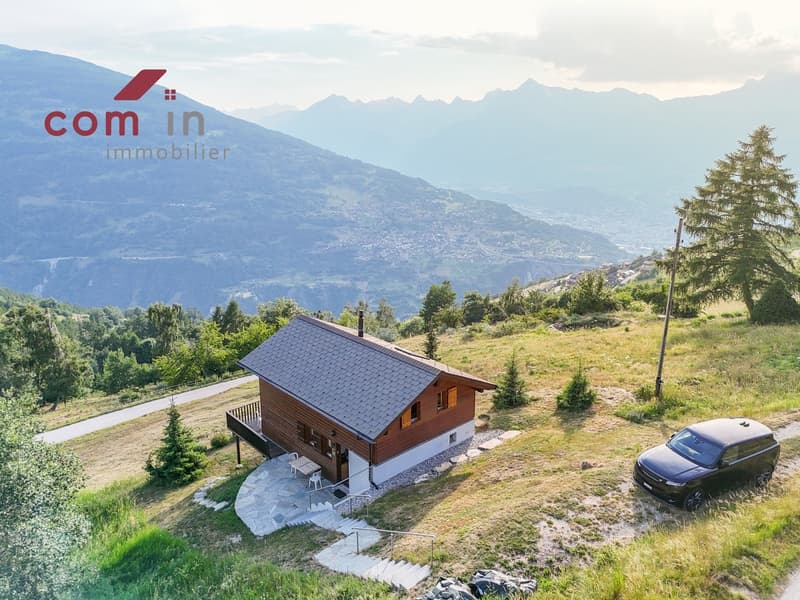 Val d'Hérens, beautiful 2002 chalet with breathtaking 180-degree view (13)