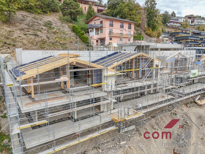 Les finitions et matériaux sont encore à choix de l'acquéreur